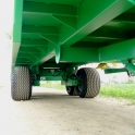 Ryšulių Transportavimo Puspriekabė, ruloninė pervežimo puspriekabė, rulonų transportavimo priekaba, platforma, žemės ūkio platforma, ruloninė puspriekabė,puspriekabė rulonams vežti, puspriekabė platforma,žemės ūkio platforma, ryšulių p